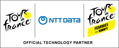 Tour de France and NTT Data logo