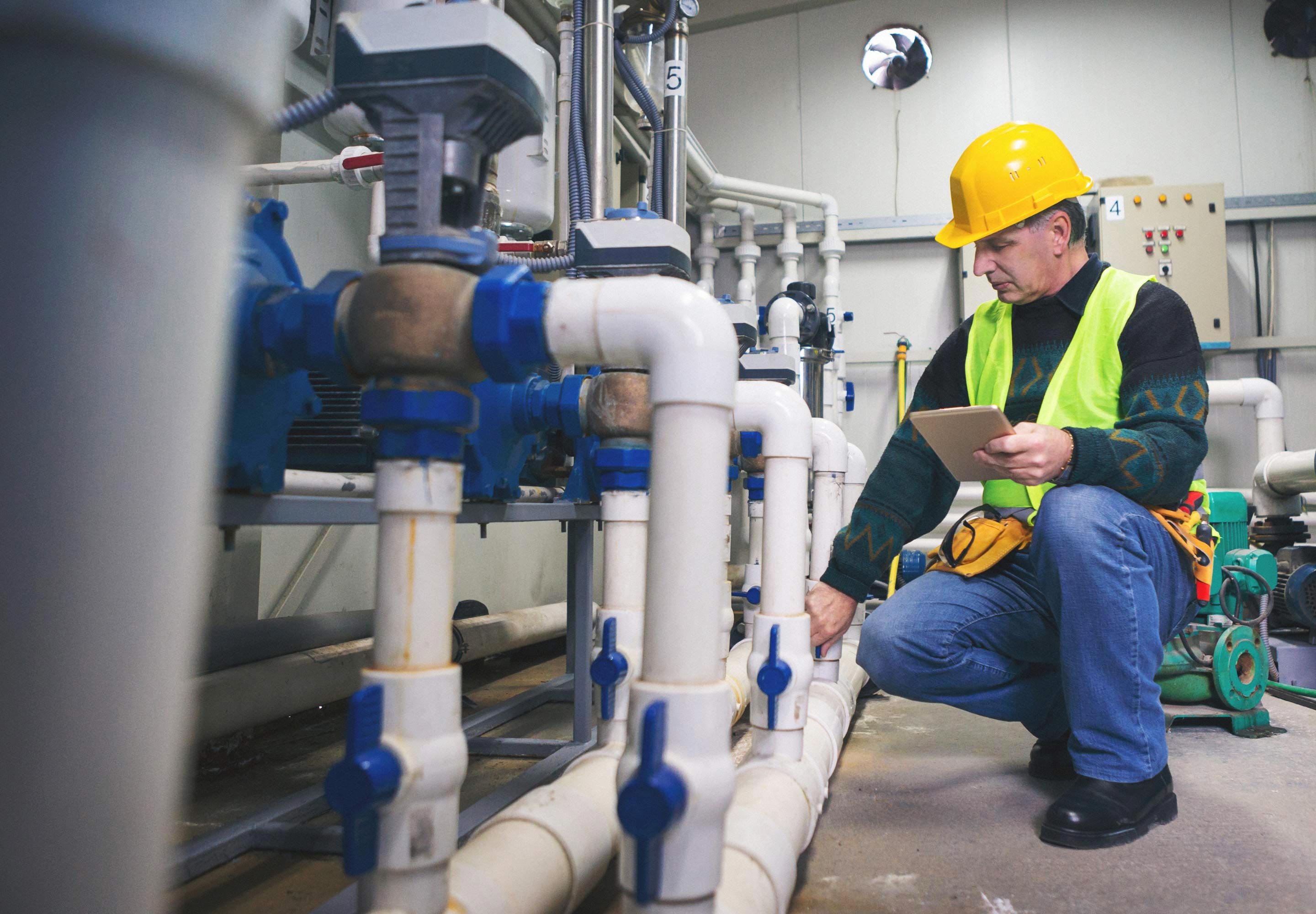 Construction man on site