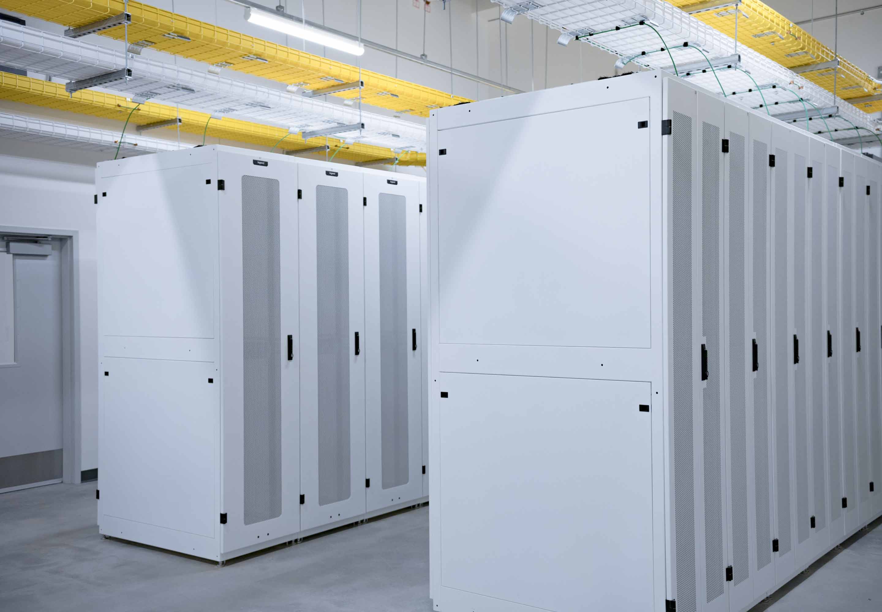 2 rows of a data center