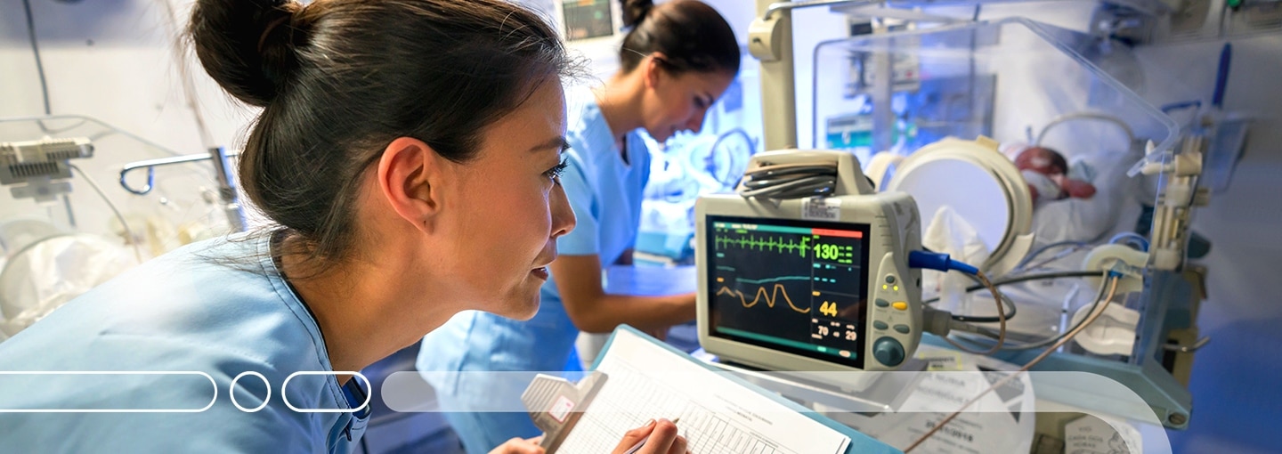 A professional healthcare in a ward
