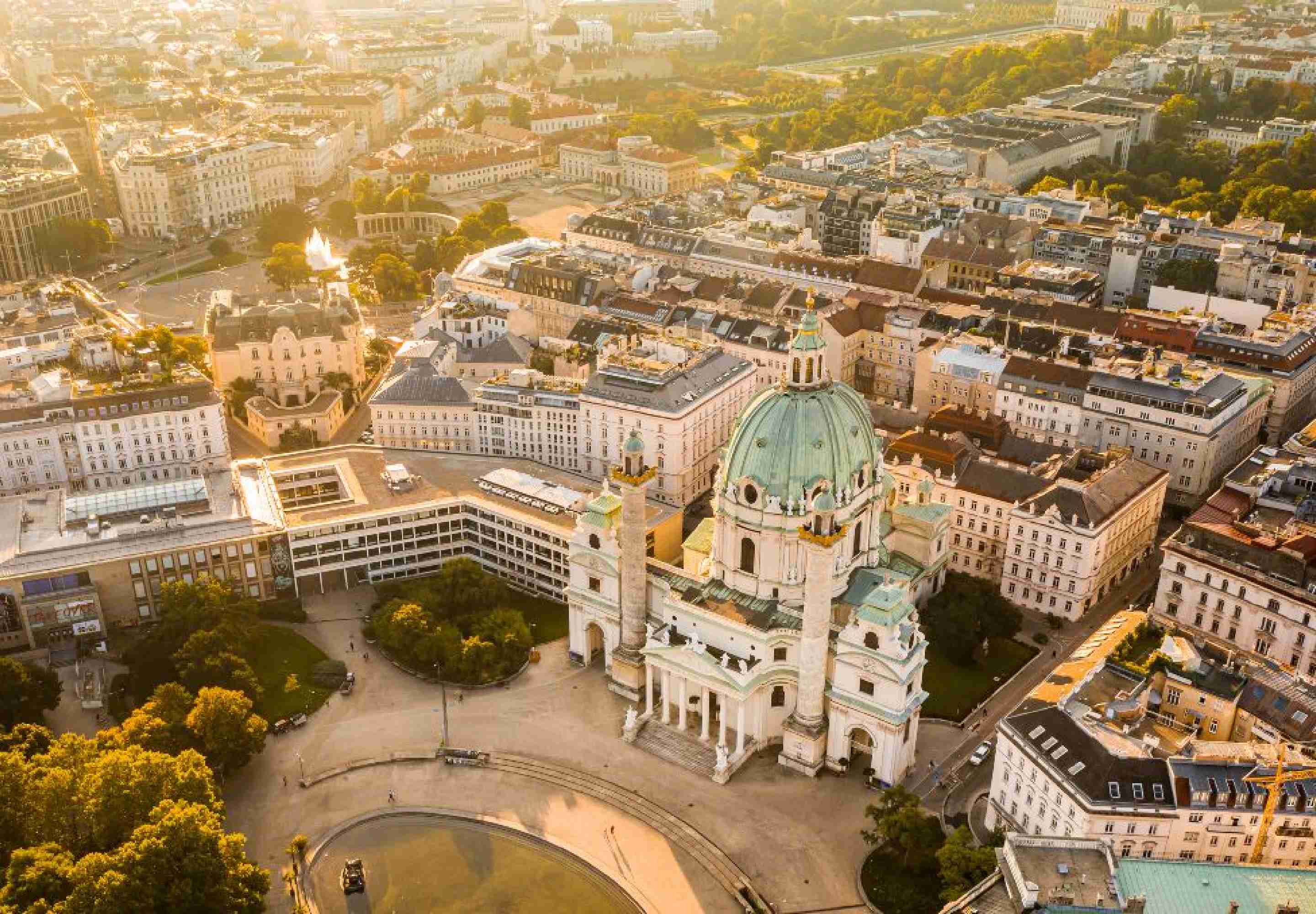 Austria view taken rom the sky