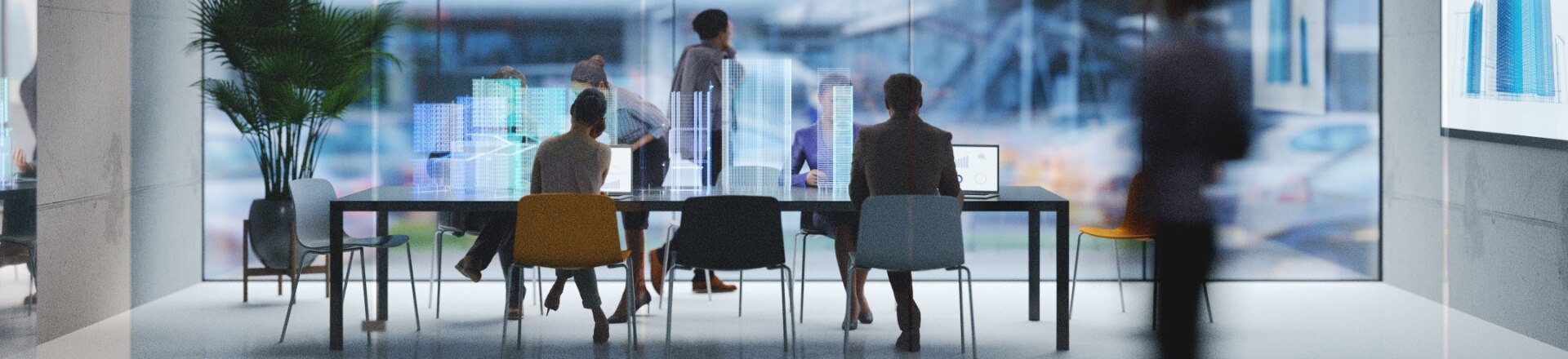 People collaborating in a boardroom