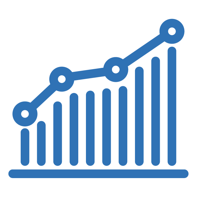 Upward trend graph