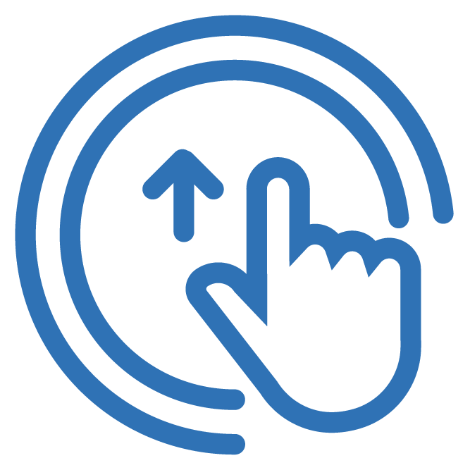 Icon depicting sending information