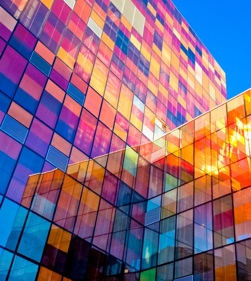 Multi Coloured Building