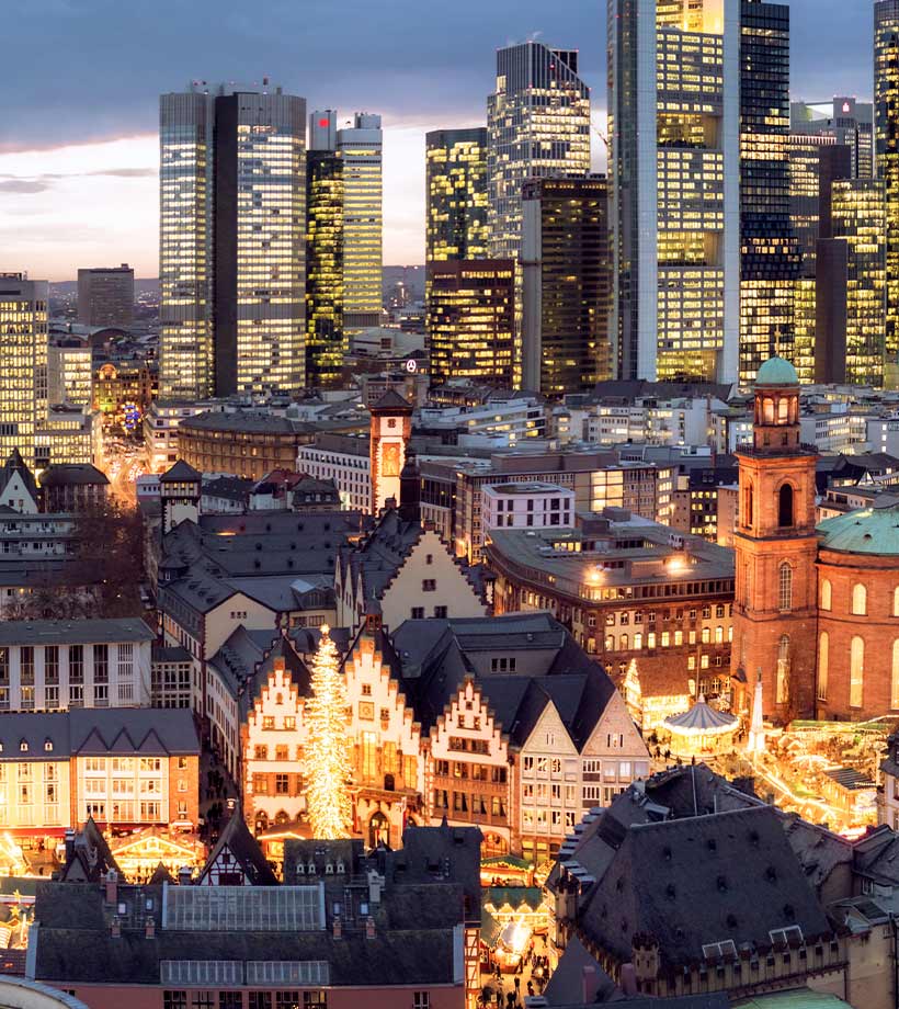 Frankfurt at night