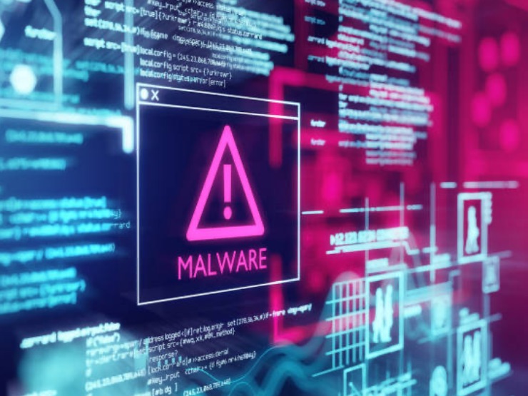 Cyberattack screen