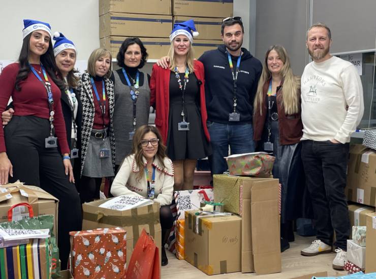 Team effort: Coming together for charity in Madrid, Spain