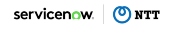 Servicenow and NTT logo
