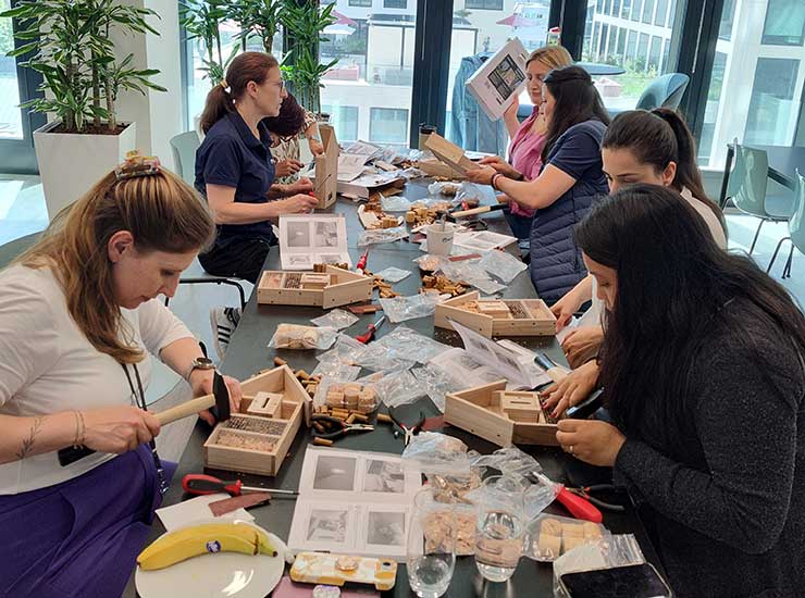 Building homes for important bugs in Frankfurt, Germany