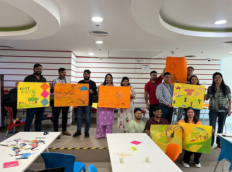 Volunteers in Bengaluru, India