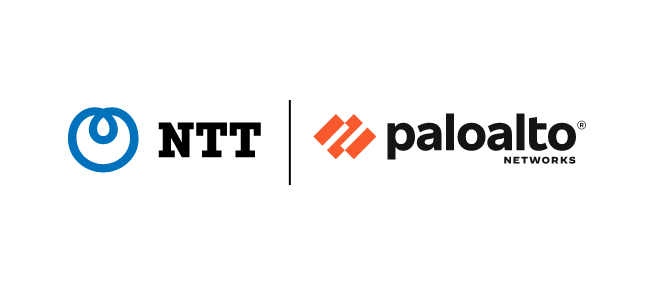NTT and Palo Alto Networks logos